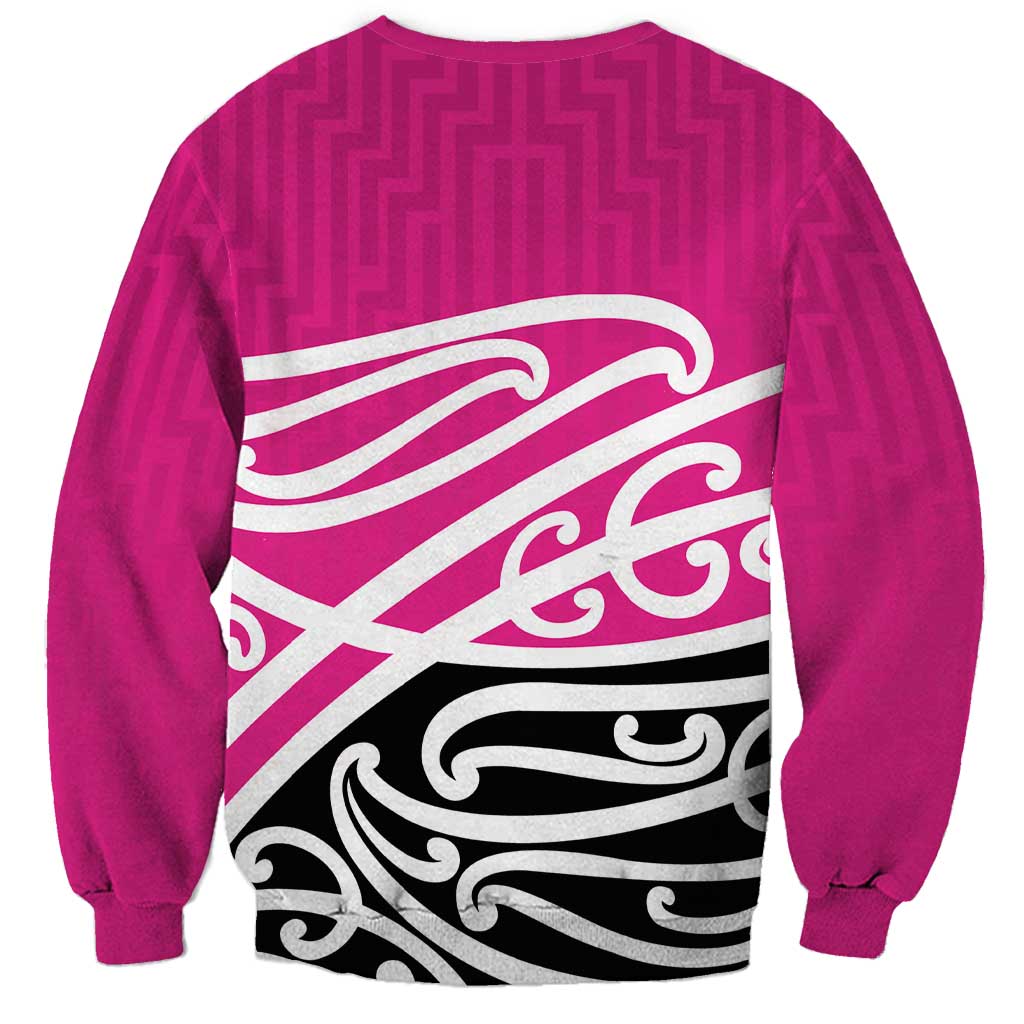 All Pink New Zealand Kowhai Ngutukak Sweatshirt LT9 - Polynesian Pride