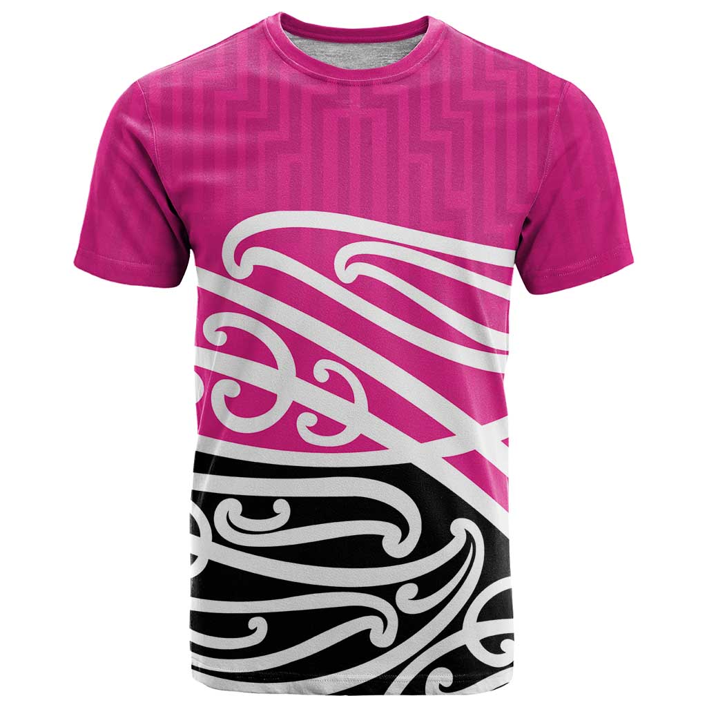 All Pink New Zealand Kowhai Ngutukak T Shirt - Polynesian Pride
