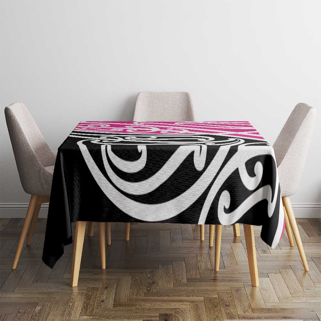 All Pink New Zealand Kowhai Ngutukak Tablecloth - Polynesian Pride