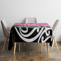 All Pink New Zealand Kowhai Ngutukak Tablecloth - Polynesian Pride