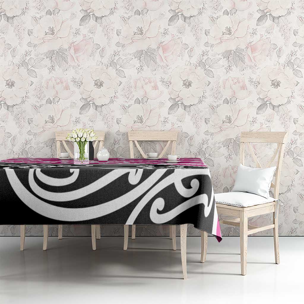 All Pink New Zealand Kowhai Ngutukak Tablecloth - Polynesian Pride