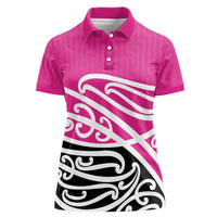 All Pink New Zealand Kowhai Ngutukak Women Polo Shirt - Polynesian Pride