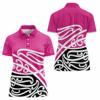 All Pink New Zealand Kowhai Ngutukak Women Polo Shirt - Polynesian Pride