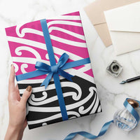 All Pink New Zealand Kowhai Ngutukak Wrapping Paper - Polynesian Pride