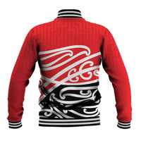 All Red New Zealand Kowhai Ngutukak Baseball Jacket LT9 - Polynesian Pride