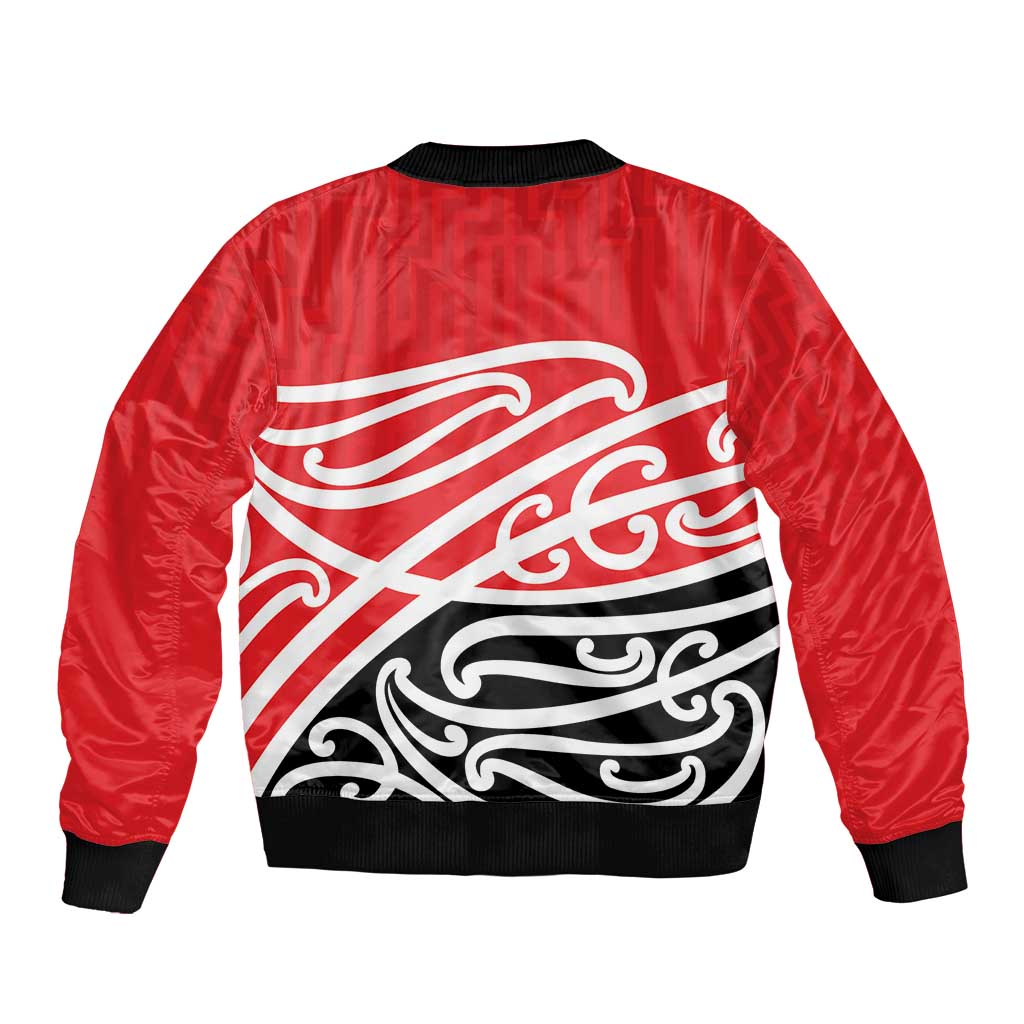 All Red New Zealand Kowhai Ngutukak Bomber Jacket - Polynesian Pride