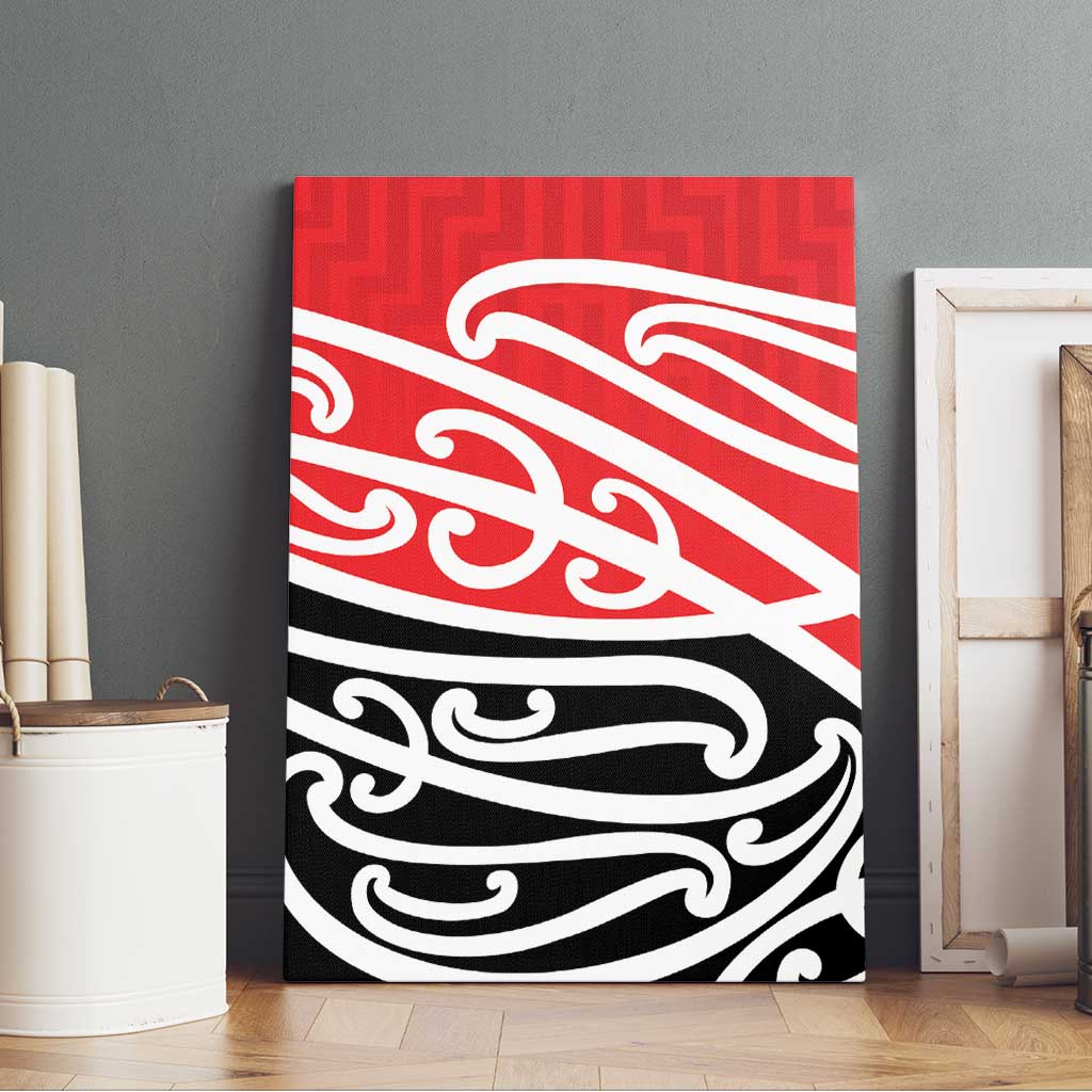 All Red New Zealand Kowhai Ngutukak Canvas Wall Art - Polynesian Pride
