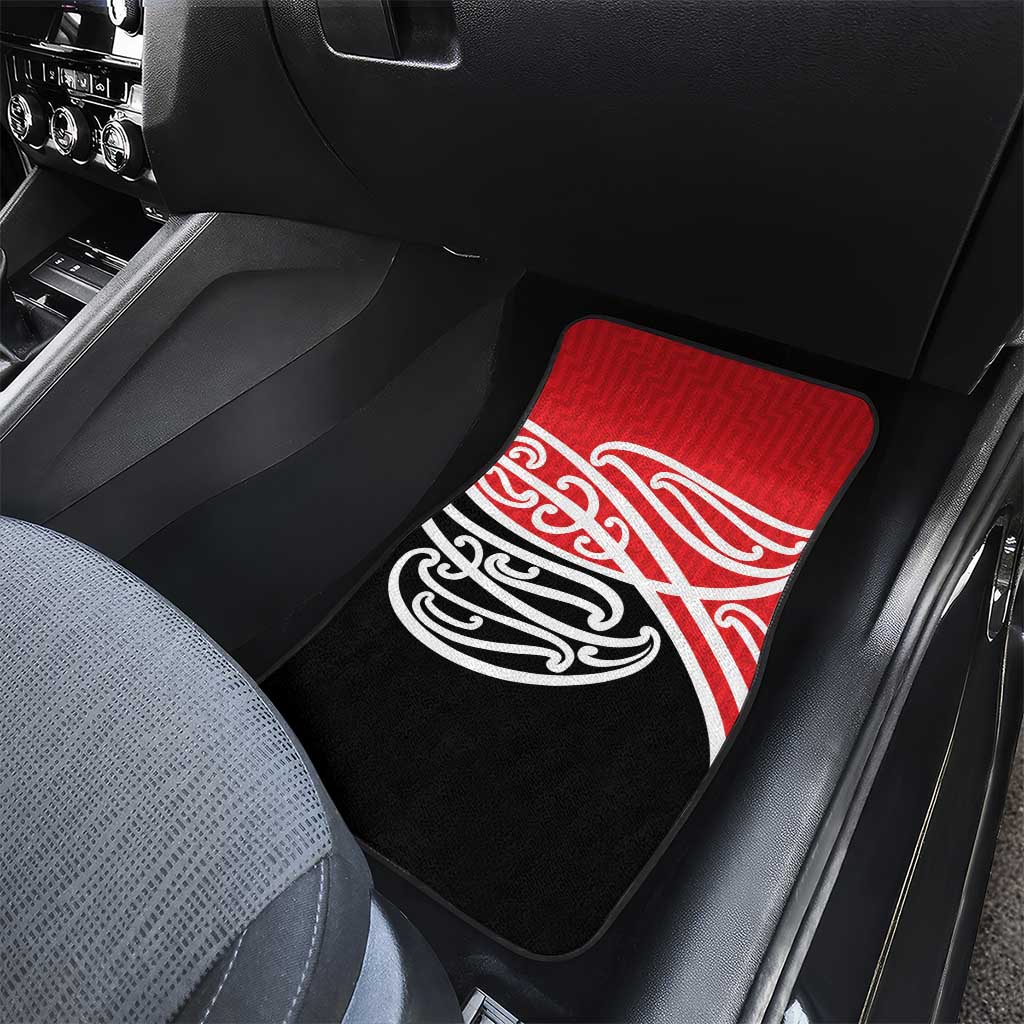 All Red New Zealand Kowhai Ngutukak Car Mats - Polynesian Pride