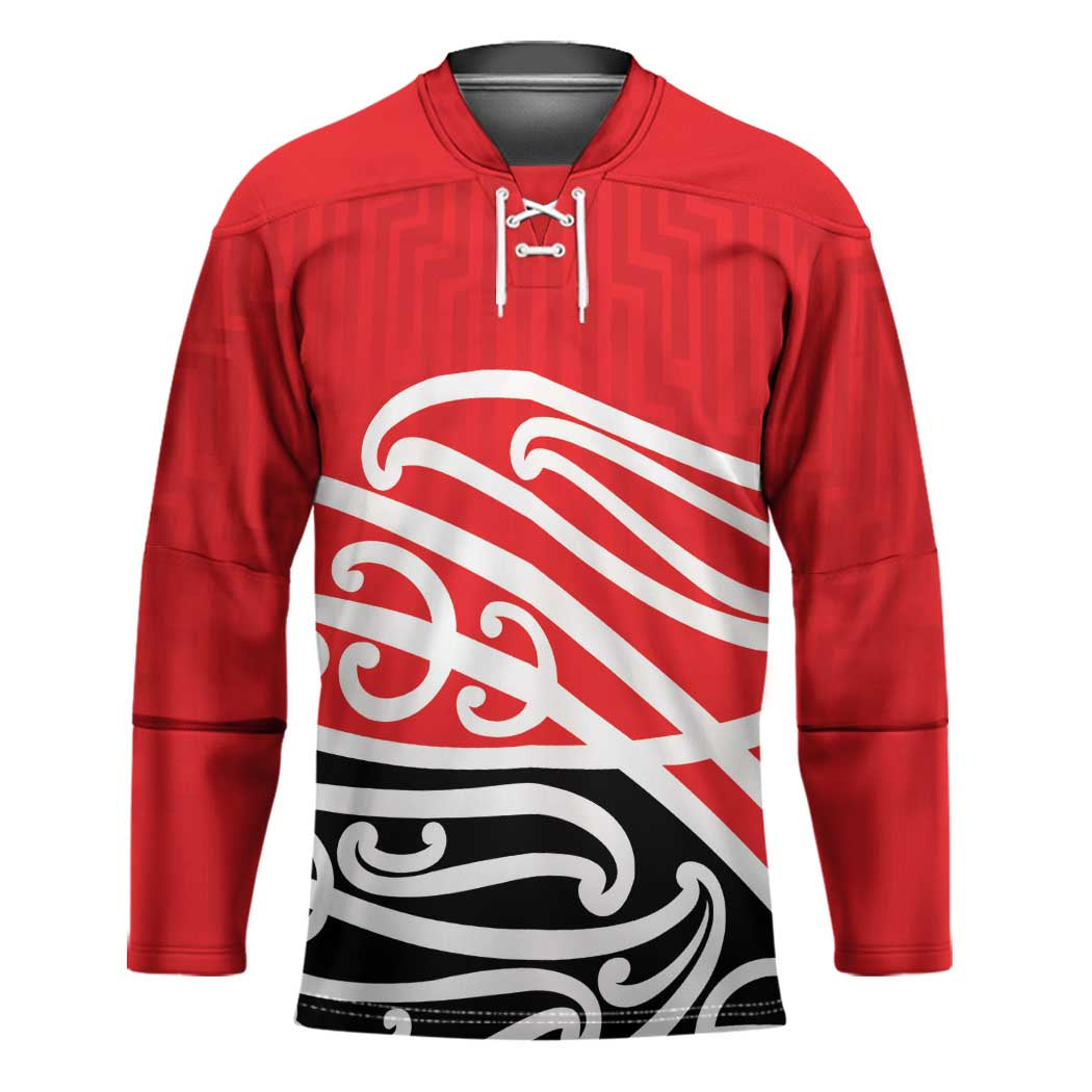 All Red New Zealand Kowhai Ngutukak Hockey Jersey - Polynesian Pride