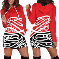 All Red New Zealand Kowhai Ngutukak Hoodie Dress - Polynesian Pride