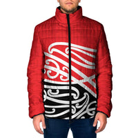 All Red New Zealand Kowhai Ngutukak Padded Jacket LT9 Men Red - Polynesian Pride