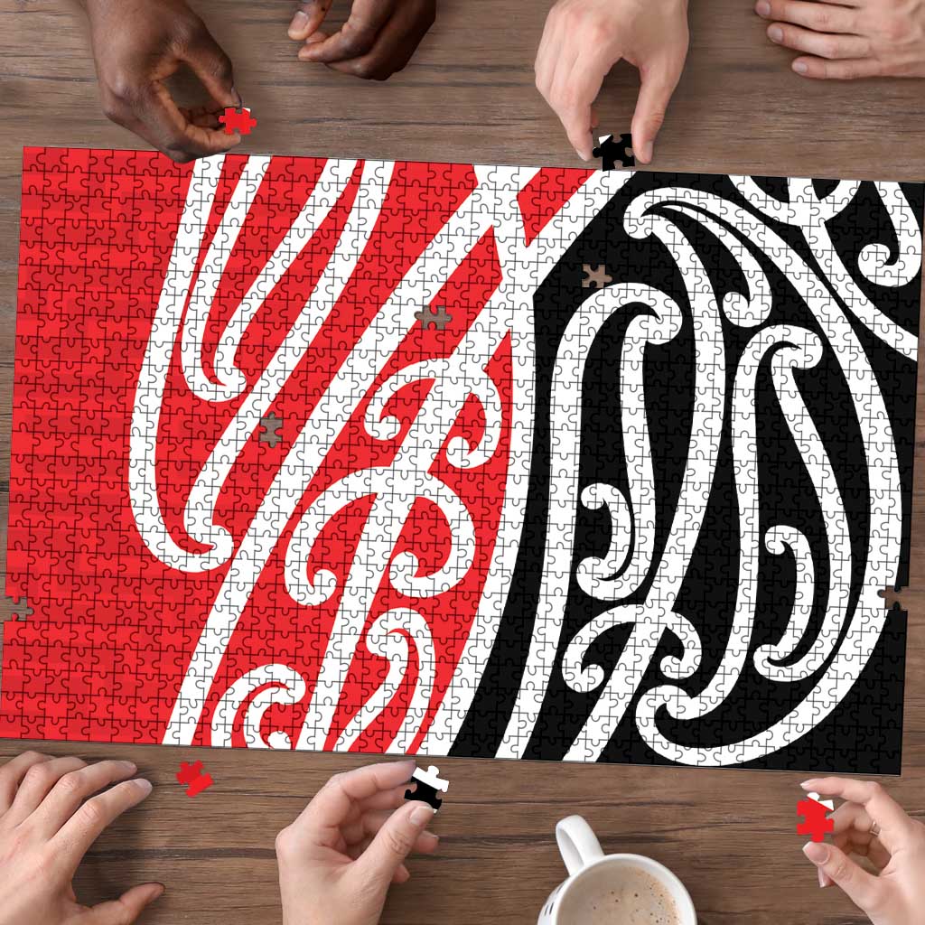 All Red New Zealand Kowhai Ngutukak Puzzle LT9 - Polynesian Pride