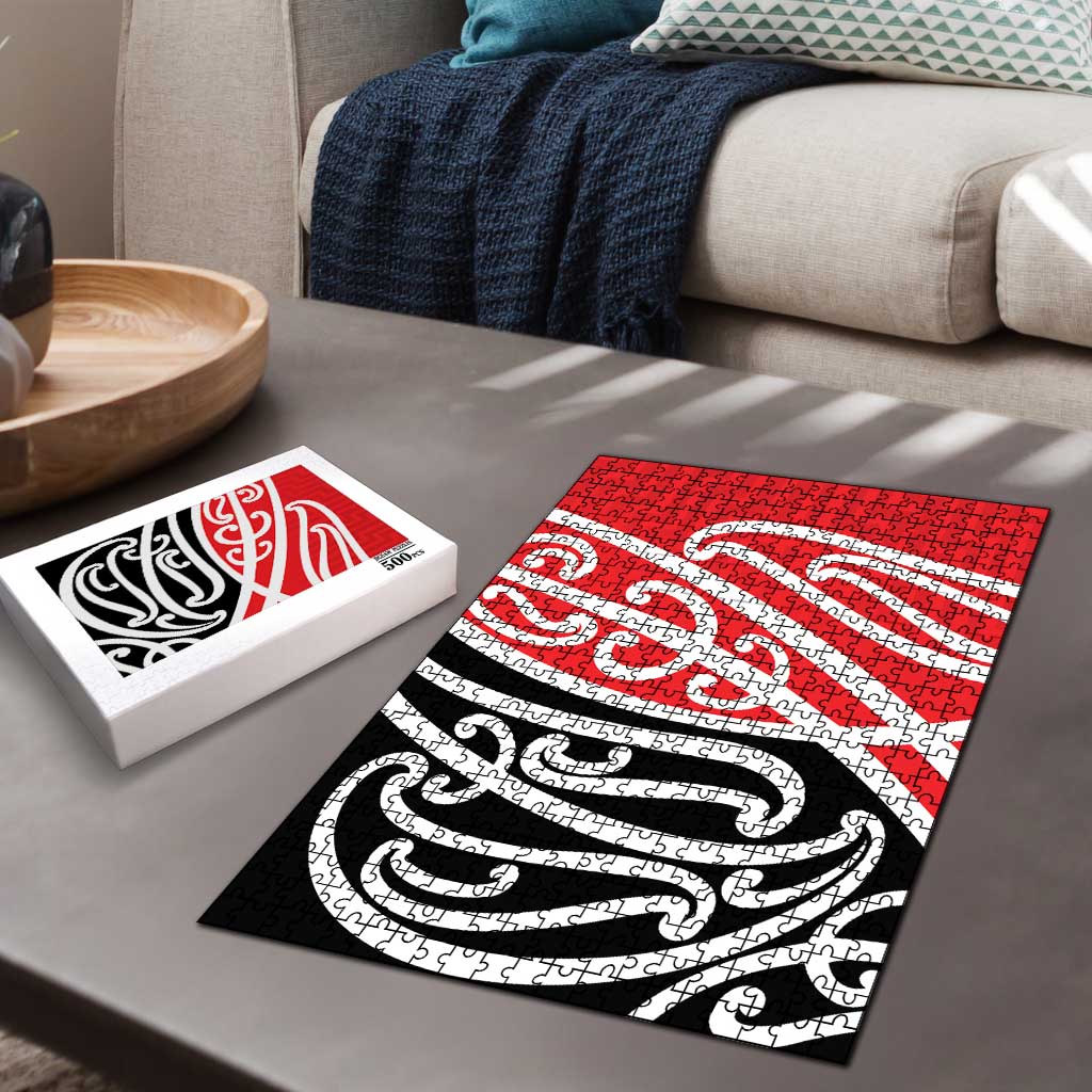 All Red New Zealand Kowhai Ngutukak Puzzle LT9 - Polynesian Pride