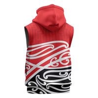 All Red New Zealand Kowhai Ngutukak Sleeveless Hoodie LT9 - Polynesian Pride