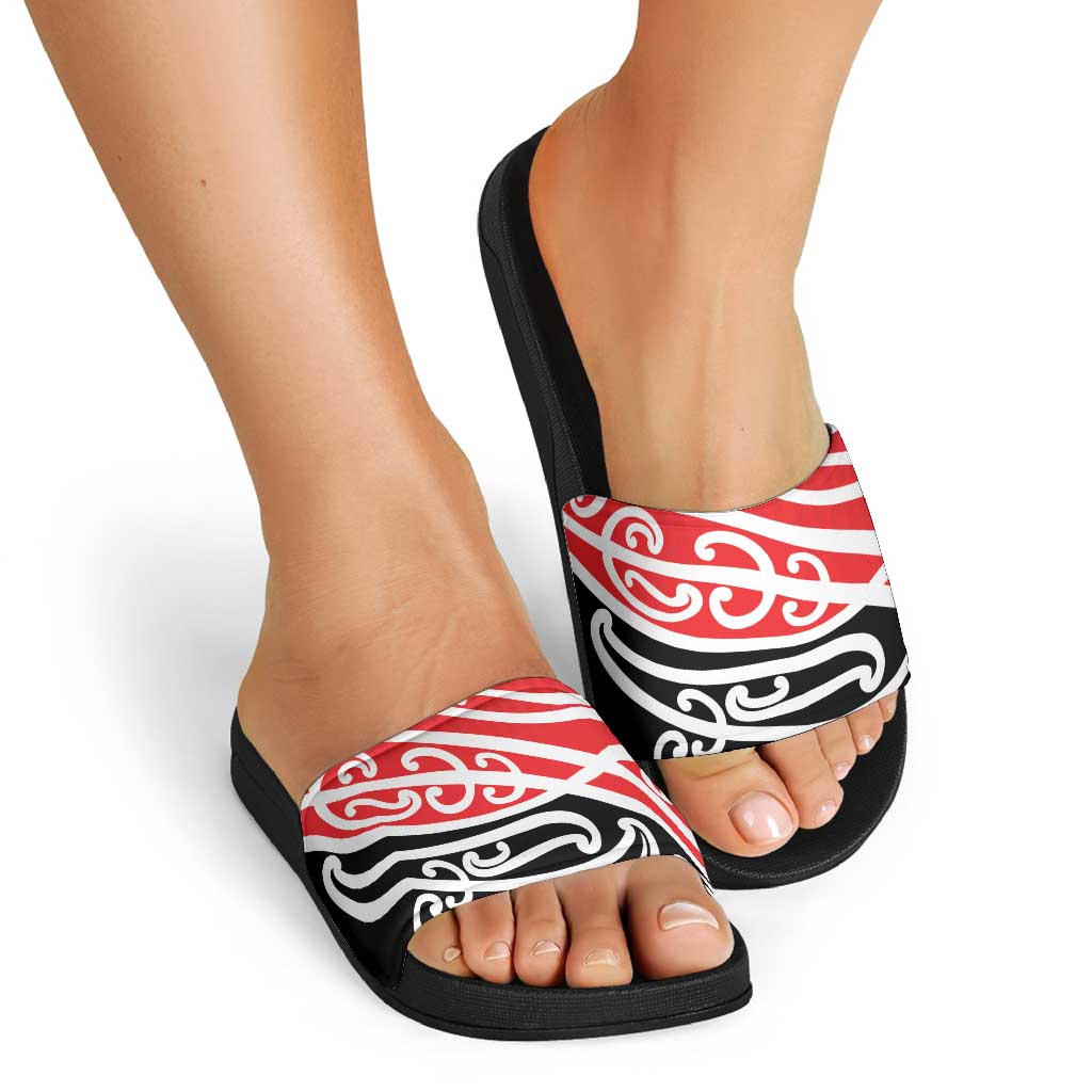 All Red New Zealand Kowhai Ngutukak Slide Sandals - Polynesian Pride