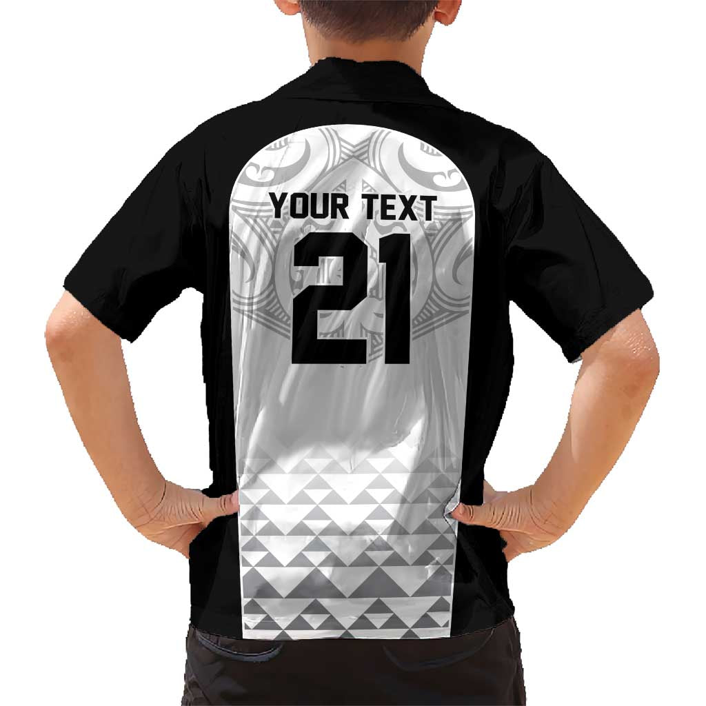 World Football 2026 New Zealand Custom Hawaiian Shirt All White Fern Maori Tribal - Polynesian Pride