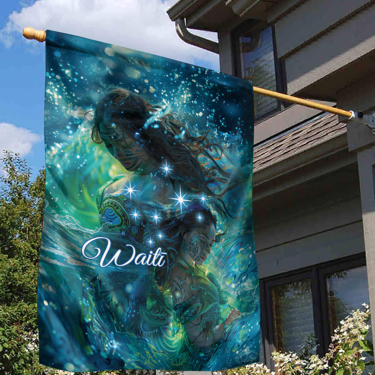 New Zealand Matariki Waiti Garden Flag The Beginnings Of Life