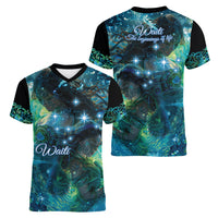 New Zealand Matariki Waiti Women V-Neck T-Shirt The Beginnings Of Life