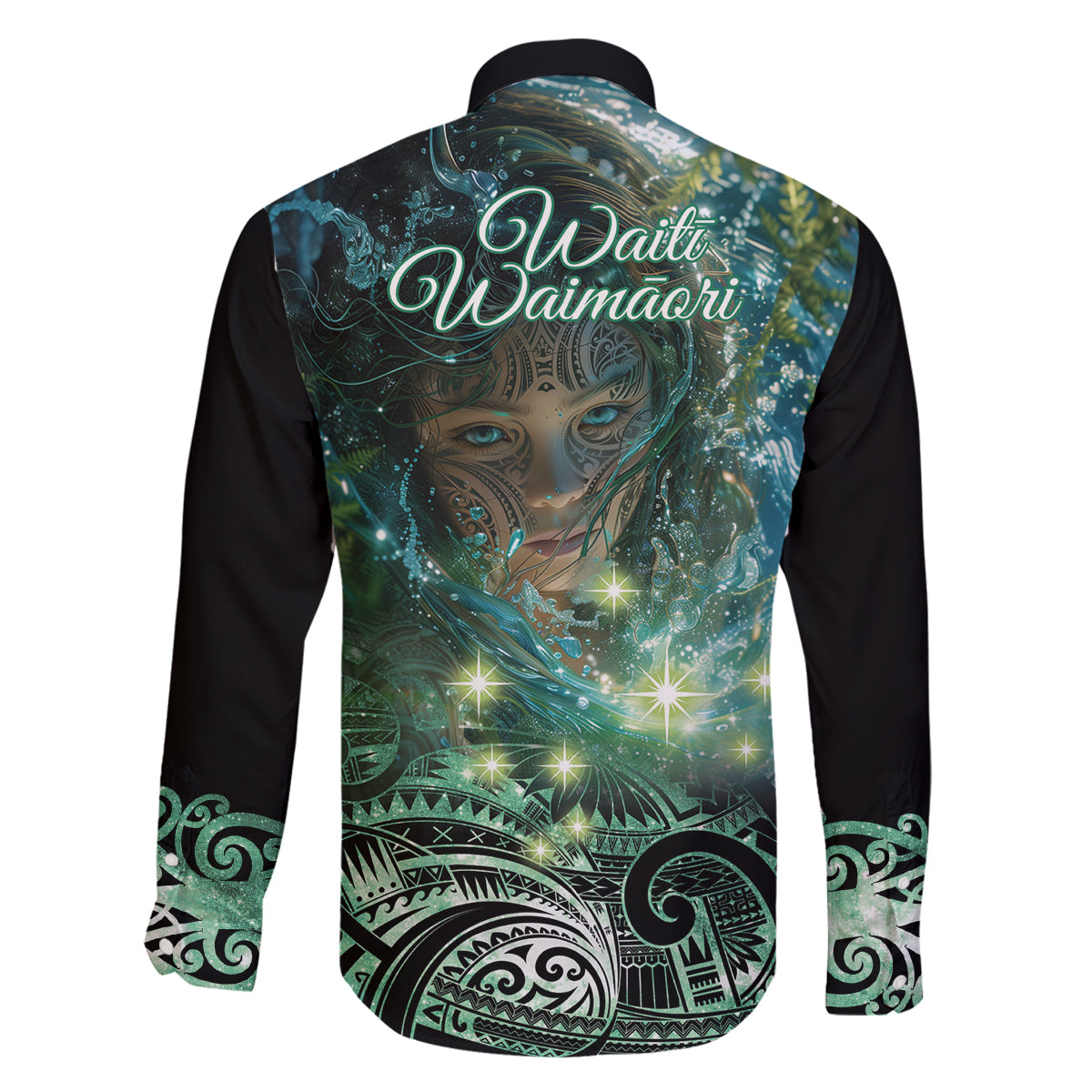 New Zealand Matariki Waiti Family Matching Mermaid Dress and Hawaiian Shirt Waimāori and The Origin Of Life