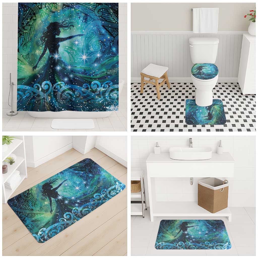 New Zealand Matariki Hiwa-i-te-rangi Bathroom Set Titiro ki nga Whetu Wishing Star - Polynesian Pride