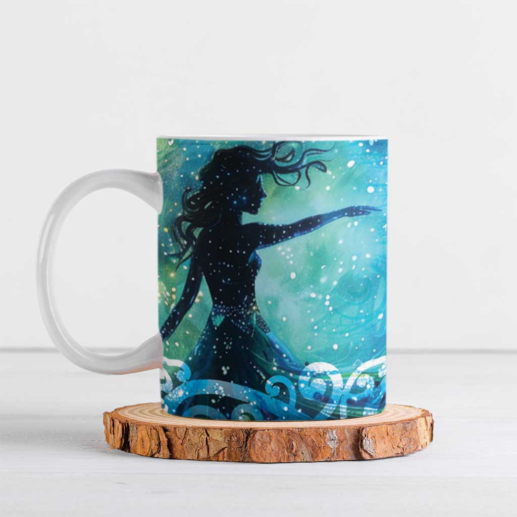 New Zealand Matariki Hiwa-i-te-rangi Ceramic Mug Titiro ki nga Whetu Wishing Star - Polynesian Pride