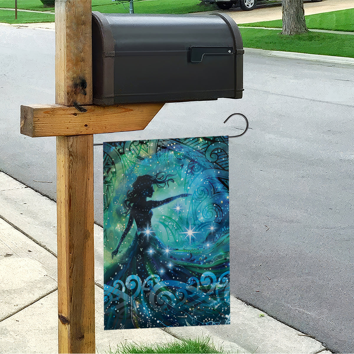 New Zealand Matariki Hiwa-i-te-rangi Garden Flag Titiro ki nga Whetu Wishing Star