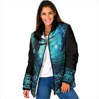 New Zealand Matariki Hiwa-i-te-rangi Padded Jacket Titiro ki nga Whetu Wishing Star - Polynesian Pride