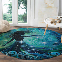 New Zealand Matariki Hiwa-i-te-rangi Round Carpet Titiro ki nga Whetu Wishing Star