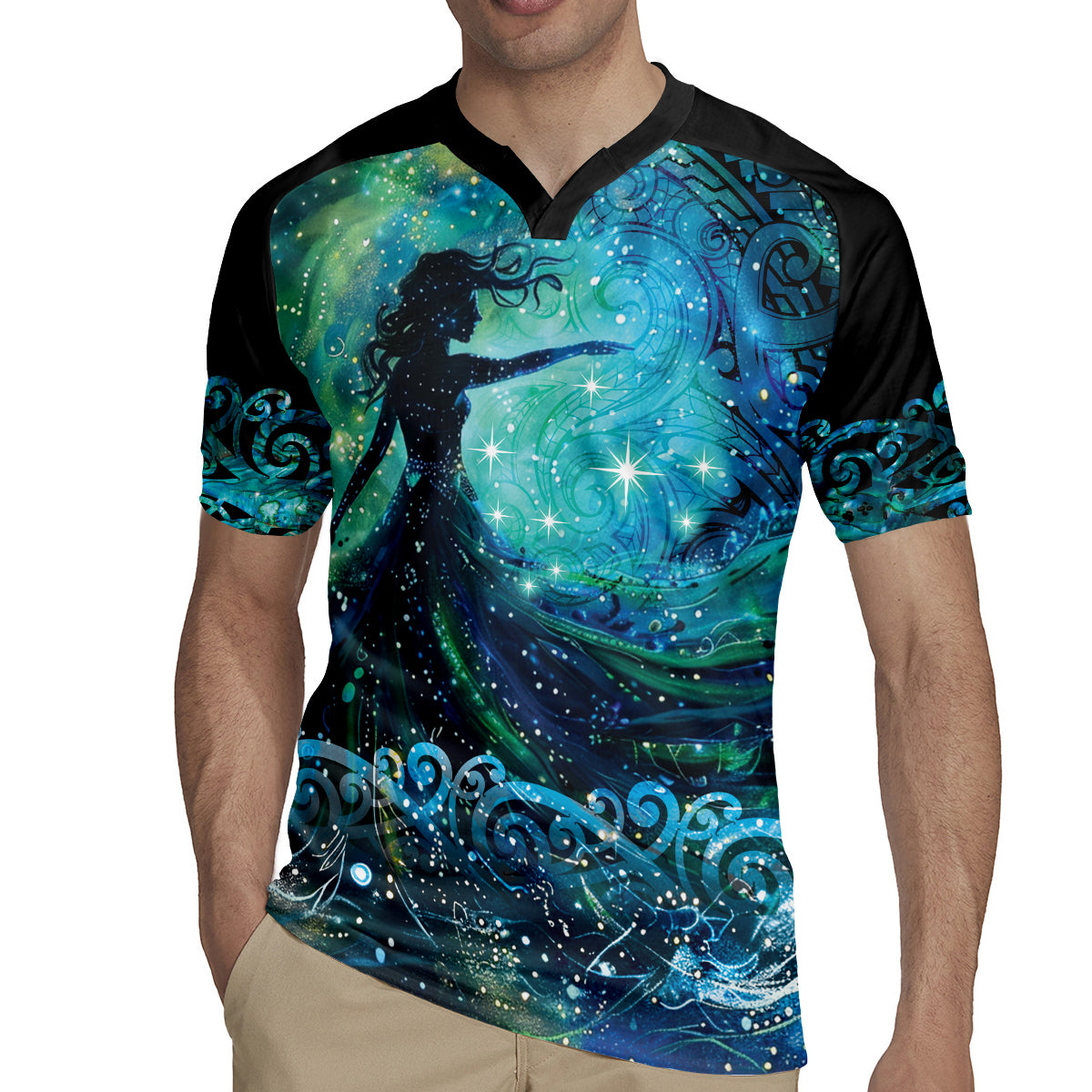 New Zealand Matariki Hiwa-i-te-rangi Rugby Jersey Titiro ki nga Whetu Wishing Star