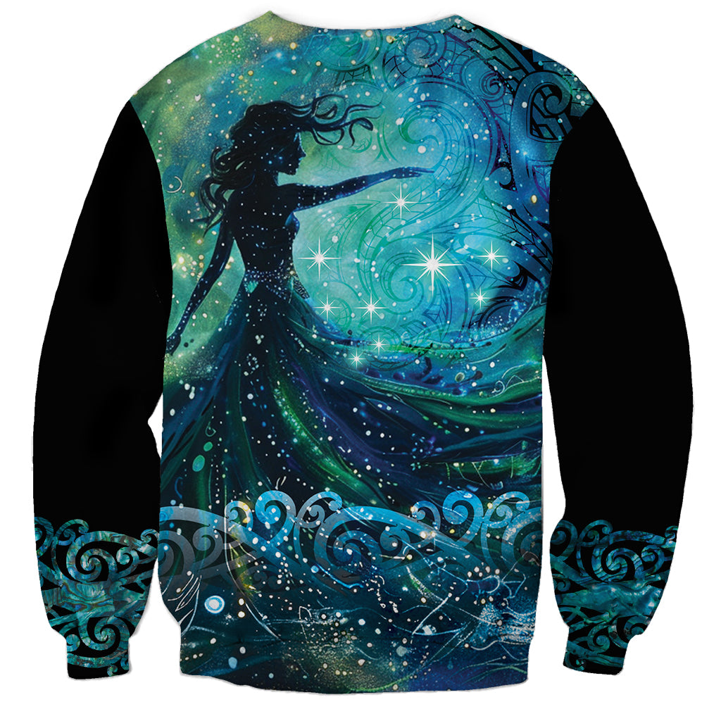 New Zealand Matariki Hiwa-i-te-rangi Sweatshirt Titiro ki nga Whetu Wishing Star