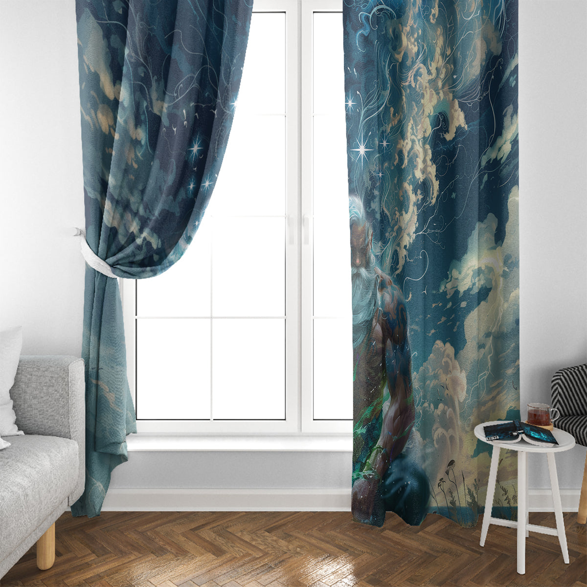 New Zealand Matariki Ururangi Window Curtain The Murmur Of The Wind