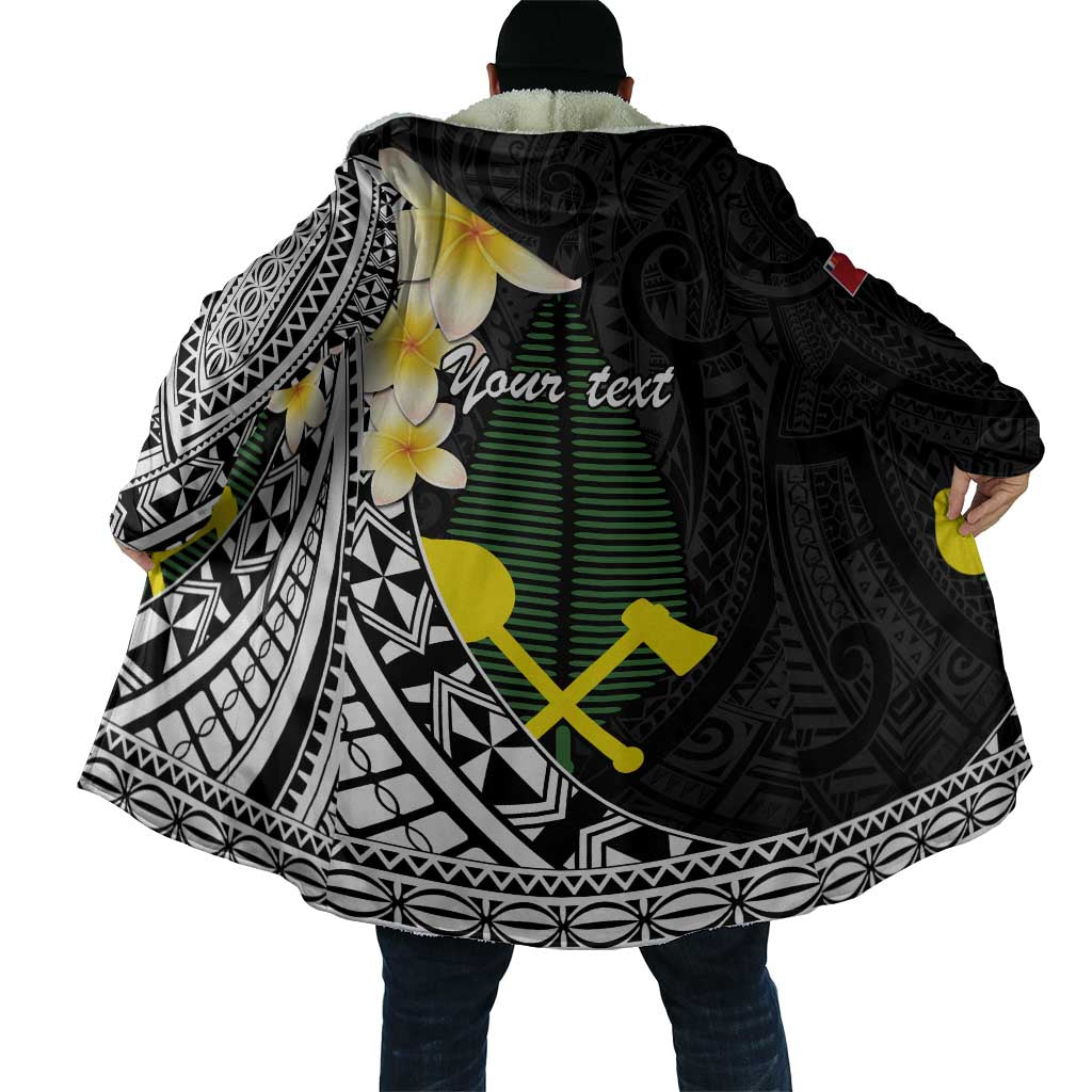 Alo Chiefdom Wallis and Futuna Personalized Cloak Frangipani Flowers Polynesian Pattern - Polynesian Pride