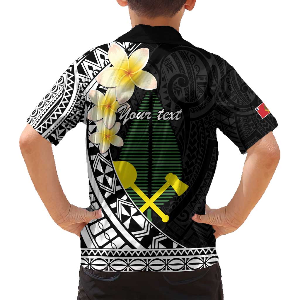 Alo Chiefdom Wallis and Futuna Personalized Family Matching Long Sleeve Bodycon Dress and Hawaiian Shirt Frangipani Flowers Polynesian Pattern