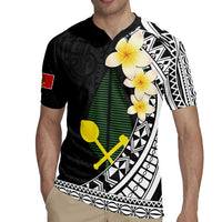 Alo Chiefdom Wallis and Futuna Personalized Rugby Jersey Frangipani Flowers Polynesian Pattern