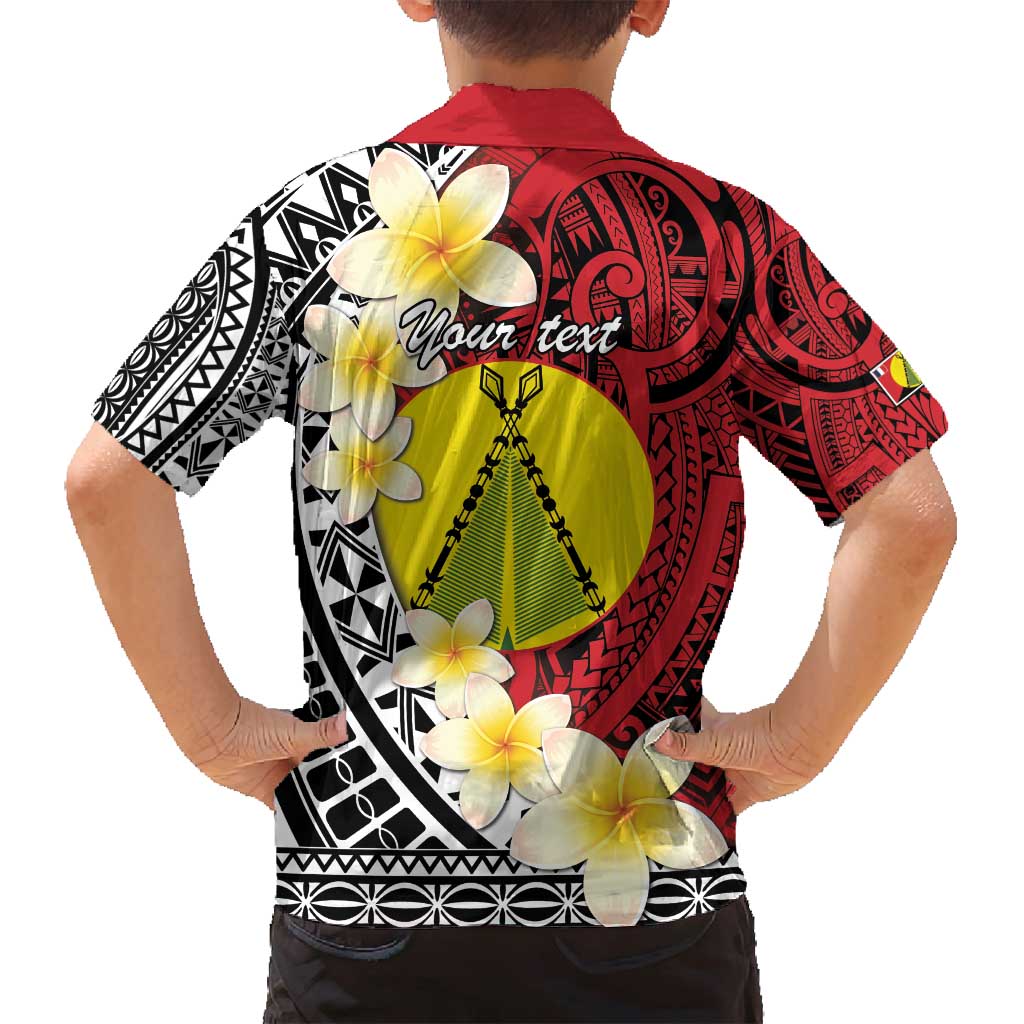 Sigave Chiefdom Wallis and Futuna Personalized Family Matching Puletasi and Hawaiian Shirt Frangipani Flowers Polynesian Pattern
