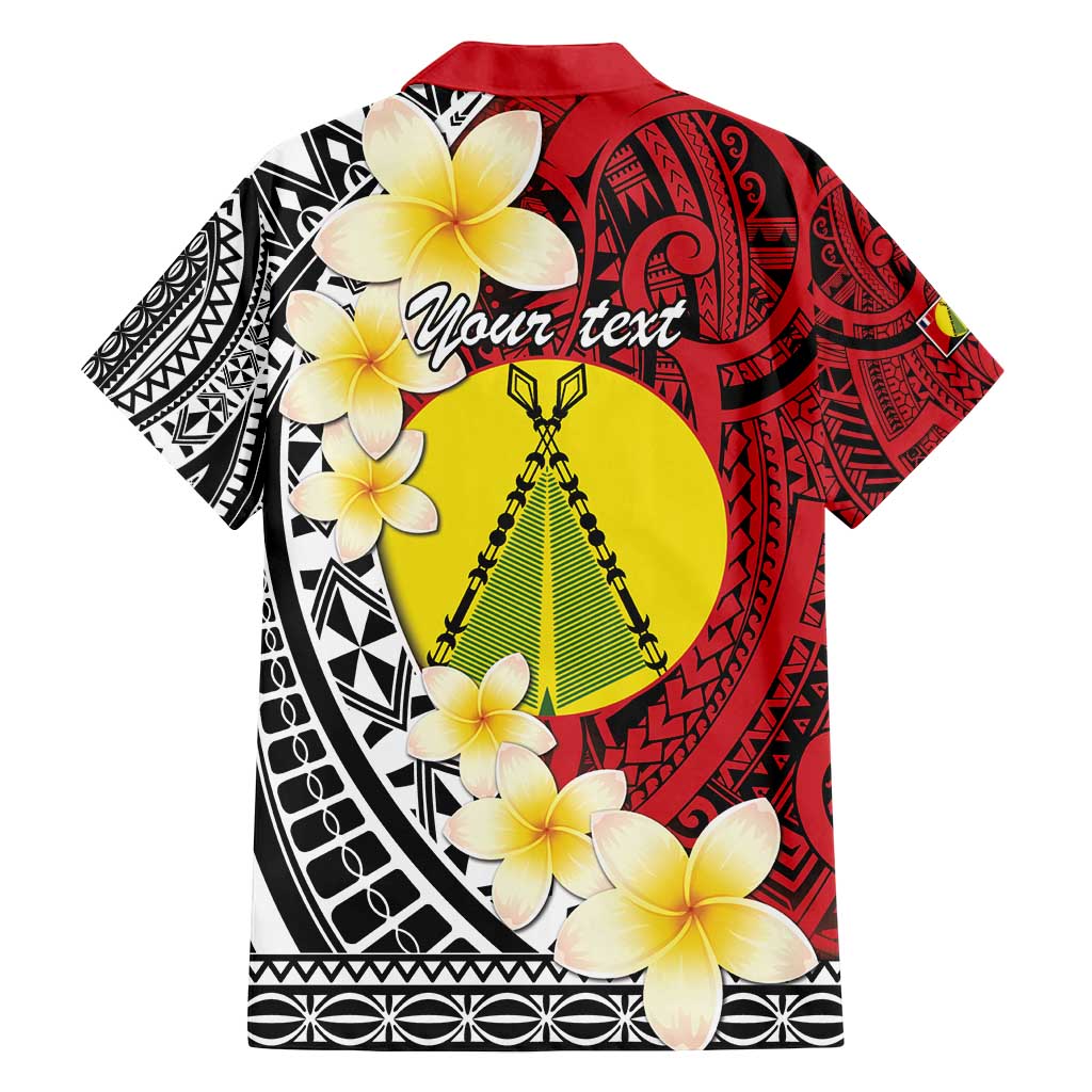 Sigave Chiefdom Wallis and Futuna Personalized Family Matching Puletasi and Hawaiian Shirt Frangipani Flowers Polynesian Pattern