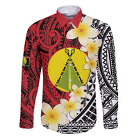 Sigave Chiefdom Wallis and Futuna Personalized Family Matching Tank Maxi Dress and Hawaiian Shirt Frangipani Flowers Polynesian Pattern
