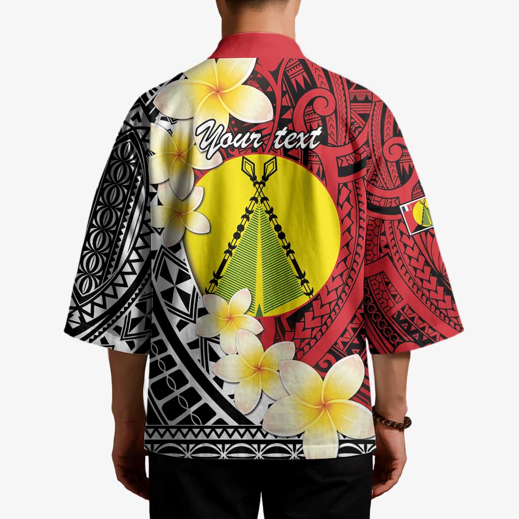 Sigave Chiefdom Wallis and Futuna Personalized Kimono Frangipani Flowers Polynesian Pattern - Polynesian Pride