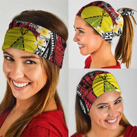 Sigave Chiefdom Wallis and Futuna Personalized Neck Gaiter Frangipani Flowers Polynesian Pattern - Polynesian Pride