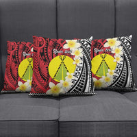Sigave Chiefdom Wallis and Futuna Personalized Pillow Cover Frangipani Flowers Polynesian Pattern - Polynesian Pride