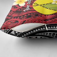 Sigave Chiefdom Wallis and Futuna Personalized Pillow Cover Frangipani Flowers Polynesian Pattern - Polynesian Pride