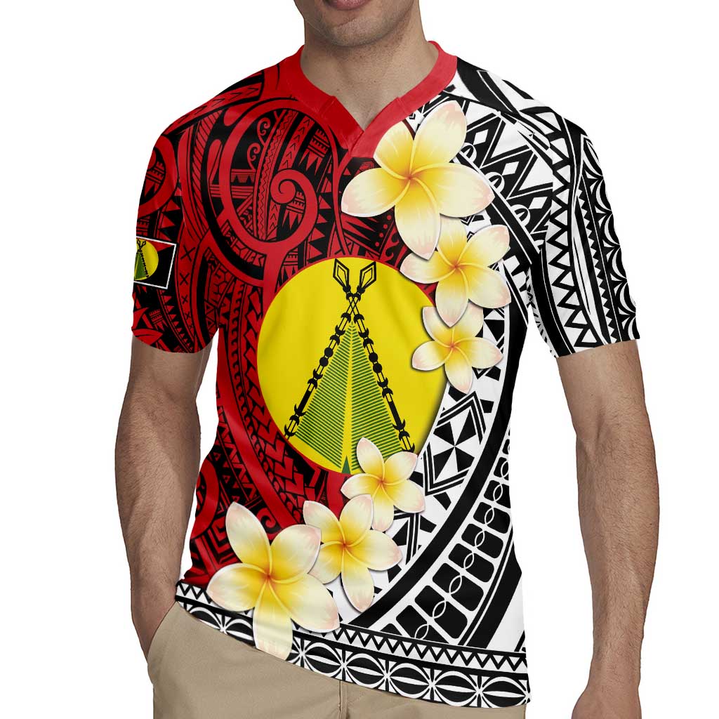 Sigave Chiefdom Wallis and Futuna Personalized Rugby Jersey Frangipani Flowers Polynesian Pattern