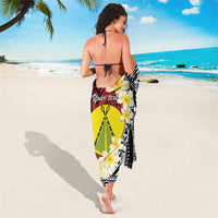Sigave Chiefdom Wallis and Futuna Personalized Sarong Frangipani Flowers Polynesian Pattern