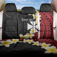 Uvea Chiefdom Wallis and Futuna Personalized Back Car Seat Cover Frangipani Flowers Polynesian Pattern