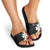 Uvea Chiefdom Wallis and Futuna Personalized Slide Sandals Frangipani Flowers Polynesian Pattern - Polynesian Pride