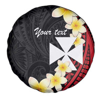 Uvea Chiefdom Wallis and Futuna Personalized Spare Tire Cover Frangipani Flowers Polynesian Pattern