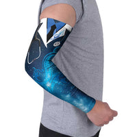 New Zealand Nurses RN Personalised Arm Sleeves Galaxy Stethoscope Maori Motif
