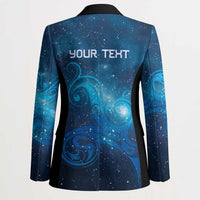 New Zealand Nurses RN Personalised Blazer Galaxy Stethoscope Maori Motif LT9 - Polynesian Pride