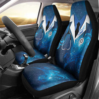 New Zealand Nurses RN Car Seat Cover Galaxy Stethoscope Maori Motif