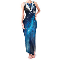 New Zealand Nurses RN Personalised Family Matching Tank Maxi Dress and Hawaiian Shirt Galaxy Stethoscope Maori Motif